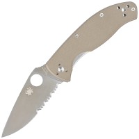 Фото - Нож / мультитул Spyderco Tenacious CPM M4 CombinationEdge 