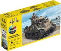 Фото - Сборная модель Heller M4A2 Sherman Division Leclerc (1:72) 