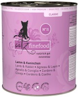 Фото - Корм для кошек Catz Finefood Classic Canned Lamb/Rabbit  800 g