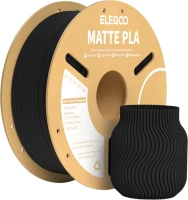 Фото - Пластик для 3D печати Elegoo PLA Matte Black 1kg 1 кг  черный