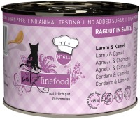 Фото - Корм для кошек Catz Finefood Ragout in Sauce Lamb/Camel 190 g 