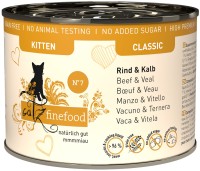 Фото - Корм для кошек Catz Finefood Classic Canned Kitten Beef/Veal 200 g 