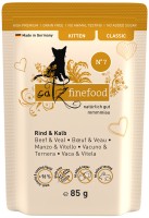 Фото - Корм для кошек Catz Finefood Classic Pouch Kitten Beef/Veal 85 g 