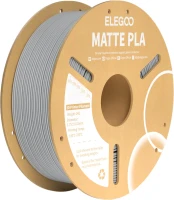 Фото - Пластик для 3D печати Elegoo PLA Matte Gray 1kg 1 кг  серый