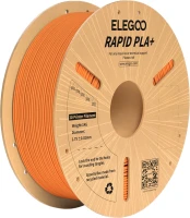 Фото - Пластик для 3D печати Elegoo Rapid PLA+ Orange 1kg 1 кг  оранжевый