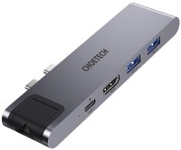 Фото - Картридер / USB-хаб Choetech 7-in-1 USB-C Hub for MacBook Pro/Air 