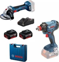 Фото - Набор электроинструмента Bosch GDX 180-Li + GWS 180-Li Professional 615990N1U 