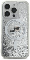 Фото - Чехол Karl Lagerfeld Liquid Glitter Karl&Choupette Heads for iPhone 16 Pro 