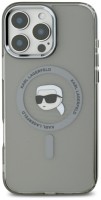 Фото - Чехол Karl Lagerfeld IML Metal Karl Head for iPhone 16 Pro 