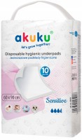 Фото - Подгузники Akuku Underpads Sensitive 60x90 / 10 pcs 