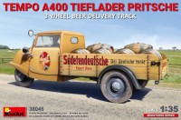 Фото - Сборная модель MiniArt Tempo A400 Tieflader Pritsche 3-wheel Beer Delivery Truck (1:35) 