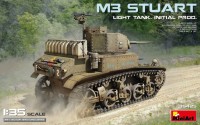 Фото - Сборная модель MiniArt M3 Stuart Light Tank Initial Prod. (1:35) 