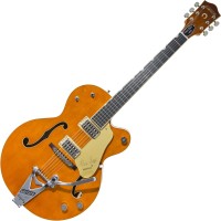 Фото - Гитара Gretsch G6120T-BSSMK Brian Setzer Signature Nashville Hollow Body '59 "Smoke" with Bigsby 