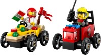 Конструктор Lego Pizza vs Fire Truck Race Car Pack 60458 