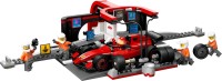 Фото - Конструктор Lego F1 Pit Stop and Pit Crew with Ferrari Car 60443 