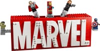 Конструктор Lego Marvel Logo and Minifigures 76313 