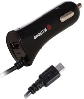 Фото - Зарядное устройство Swissten Car Charger microUSB Cable 