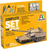 Фото - Сборная модель ITALERI M1 Abrams Complete Set For Modeling Starter Kit (1:72) 