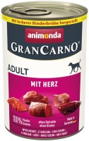 Фото - Корм для собак Animonda GranCarno Original Adult Heart 400 g 1 шт