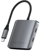 Фото - Картридер / USB-хаб Satechi 4-Port USB-C Hub with PD 