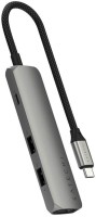 Фото - Картридер / USB-хаб Satechi 4-in-1 USB-C Slim Multiport Adapter 4K 