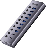 Фото - Картридер / USB-хаб Unitek 10-in-1 Individual Switches Hub 