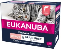 Фото - Корм для кошек Eukanuba Senior Grain Free Salmon 12 pcs 