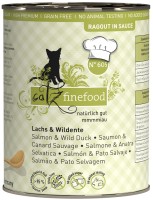 Фото - Корм для кошек Catz Finefood Ragout in Sauce Salmon/Wild Duck 380 g 