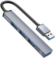 Фото - Картридер / USB-хаб Orico AH-A13-GY-EP-HW 