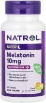 Фото - Аминокислоты Natrol Melatonin 10 mg Fast Dissolve 60 tab 