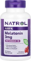 Фото - Аминокислоты Natrol Melatonin 3 mg Fast Dissolve 150 tab 