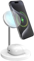 Фото - Зарядное устройство SBS Qi2 2x1 Wireless Charging Station for iPhone 