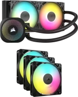 Фото - Система охлаждения Corsair NAUTILUS 240 RGB RS120 RGB Triple Fan Bundle 