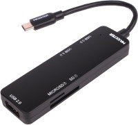 Фото - Картридер / USB-хаб Maxxter HU3C-3PTF-01