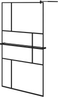 Фото - Душевая перегородка VidaXL Walk-in Shower Wall with Shelf 115 3185480 