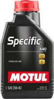 Фото - Моторное масло Motul Specific A40 0W-40 1 л