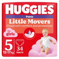 Фото - Подгузники Huggies Little Movers Pants For Girls 5 / 34 pcs 