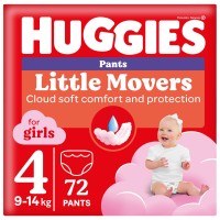 Фото - Подгузники Huggies Little Movers Pants For Girls 4 / 72 pcs