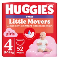 Фото - Подгузники Huggies Little Movers Pants For Girls 4 / 52 pcs