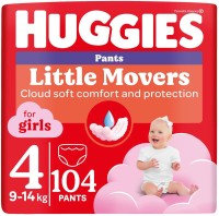 Фото - Подгузники Huggies Little Movers Pants For Girls 4 / 104 pcs
