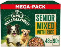 Фото - Корм для собак James Wellbeloved Senior Mixed with Rice in Gravy Pouches 48 pcs 48 шт