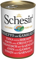 Фото - Корм для кошек Schesir Adult Canned Tuna/Shrimps  140 g