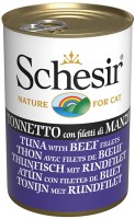 Фото - Корм для кошек Schesir Adult Canned Tuna/Beef  140 g