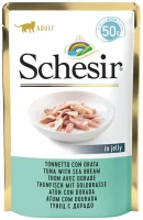 Фото - Корм для кошек Schesir Adult Pouch Tuna/Sea Bream 50 g 