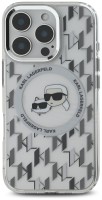 Фото - Чехол Karl Lagerfeld IML Monogram Karl&Choupette Head MagSafe for iPhone 16 Pro Max 