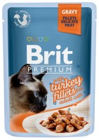 Фото - Корм для кошек Brit Premium Adult Turkey Fillets Pouch 85 g 