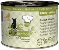 Фото - Корм для кошек Catz Finefood Ragout in Sauce Salmon/Wild Duck  190 g