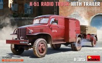 Фото - Сборная модель MiniArt K-51 Radio Truck With Trailer (1:35) 