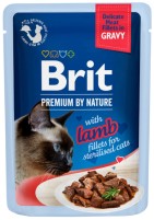 Фото - Корм для кошек Brit Premium Sterilised Lamb Fillets Pouch 85 g