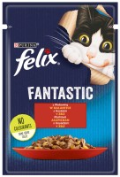 Фото - Корм для кошек Felix Fantastic Beef in Jelly 85 g 